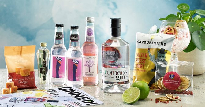 Craft Gin Club subscription box contents